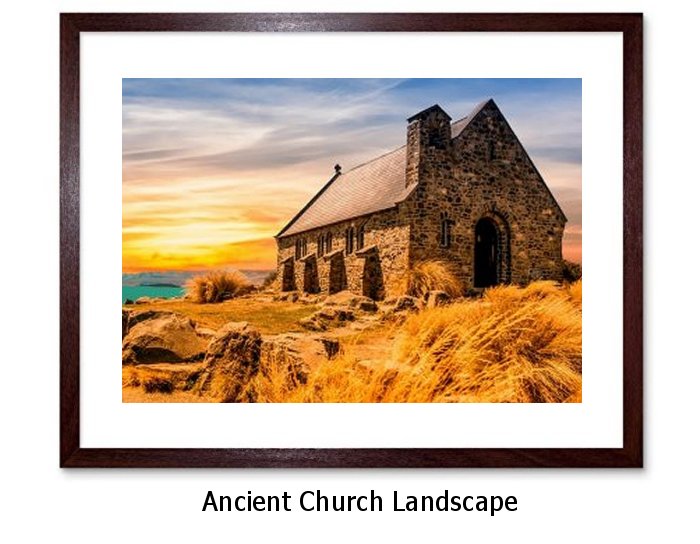 Ancient Church Framed Wall At Print